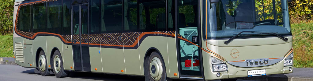 Steering and suspension systems for buses